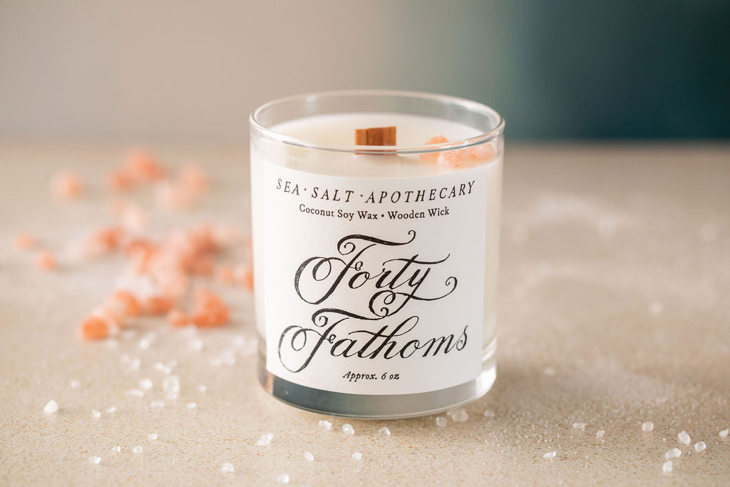 40oz of pure delight. Sea and Sand Candle #seaandsandcandle #40oz #c